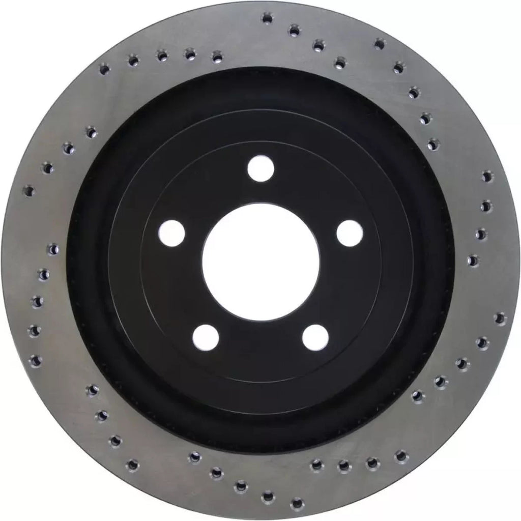 StopTech HC posteriore Dischi freno 330mm drilled per Ford Mustang 15-22