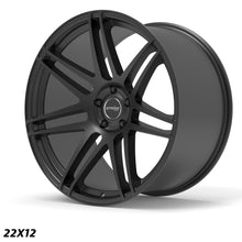 Cerchio in lega Ström STR3 22x12 5x120 ET35 Full Satin Black