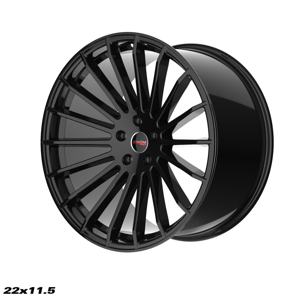 Cerchio in lega Ström STR4 22x11.5 5x120 ET35 Gloss Black