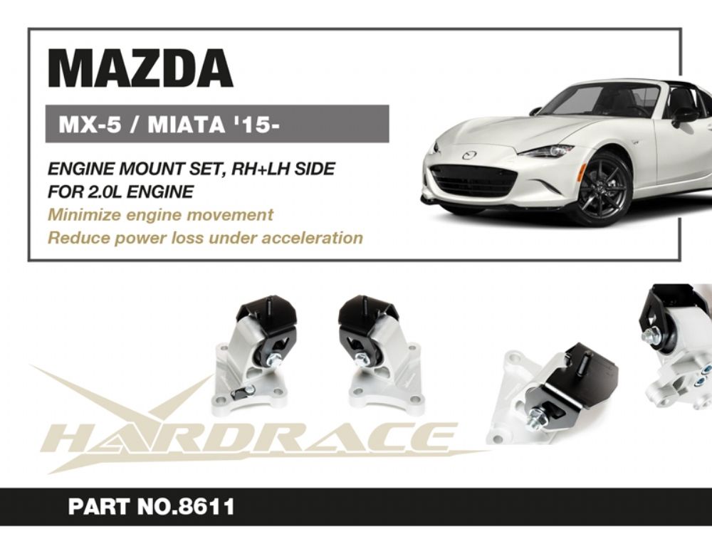 Supporti motore destro e sinistro Hardrace Mazda MX-5 MK4 ND 2.0 – 2 pezzi – foto 2