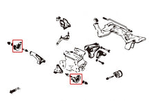 Supporti motore inferiori anteriori Hardrace Honda Civic MK5 e MK6, Del Sol, Integra DC2 e CR-V MK1 – 2 pezzi – foto 2