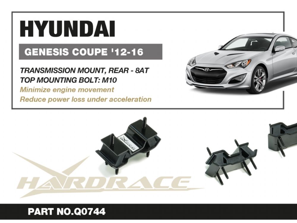 Supporto cambio automatico 8 marce M10 Hardrace Hyundai Genesis Coupé 2012–2016 – 1 pezzo – foto 2