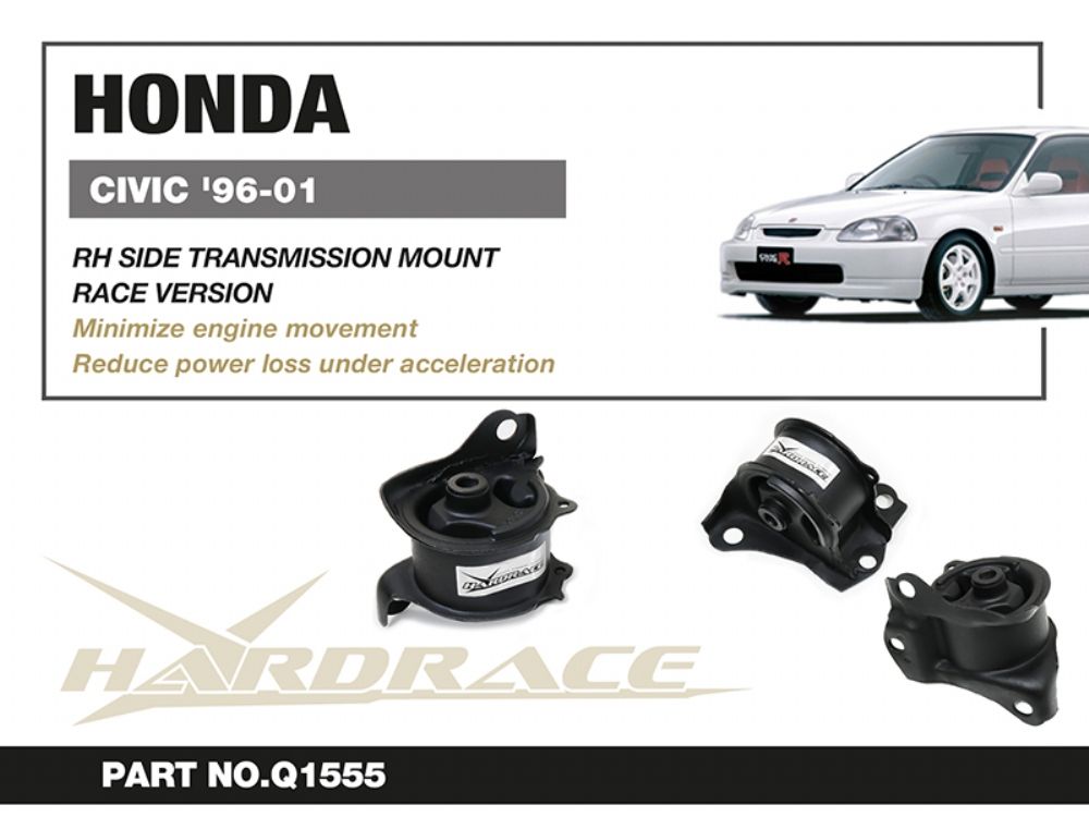 Supporto cambio destro da competizione Hardrace Honda Civic MK6 – 1 pezzo – foto 2
