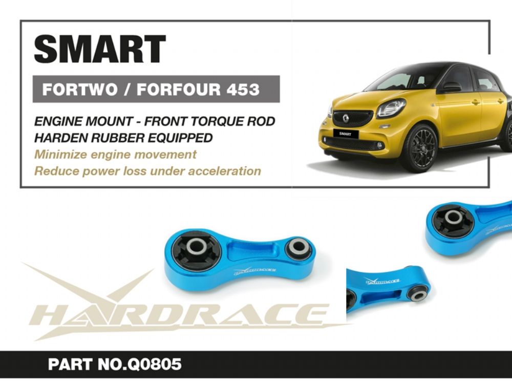 Supporto motore anteriore Hardrace Smart Fortwo C453 e A453 e Forfour W453 – 1 pezzo – foto 2