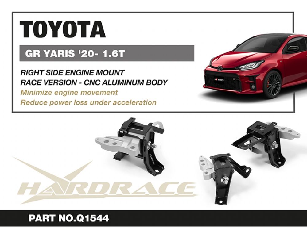 Supporto motore destro CNC per competizione Hardrace Toyota GR Yaris GXPA16 1.6 turbo AWD – 1 pezzo – foto 2