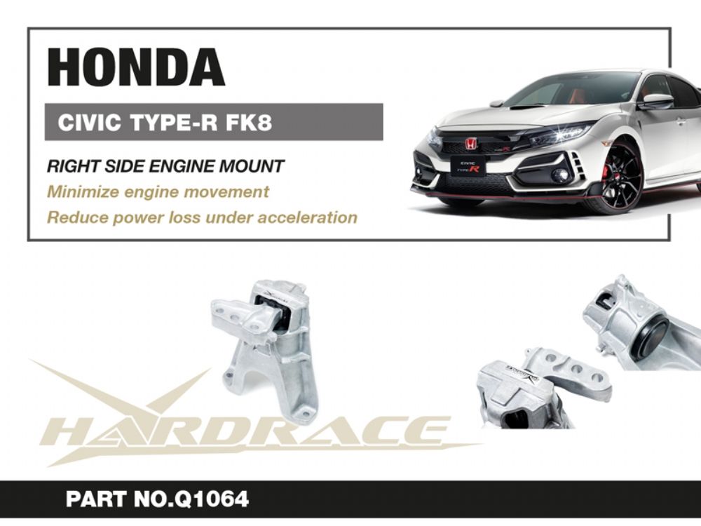 Supporto motore destro Hardrace Honda Civic Type R MK10 FK8 – 1 pezzo – foto 2