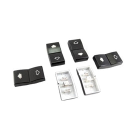 Interruttore pulsante copertura per elettrico auto finestrini per BMW Serie 5 E39 e Serie 7 E38 1 pezzo S9741