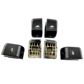 Interruttore pulsante coperture per sinistro elettrico auto finestrini per Audi A4/B8/A5/Q5 2 pezzi EK0185