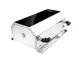 Vaschetta acqua radiatore universale JR.SPEC 1L in alluminio - vista laterale