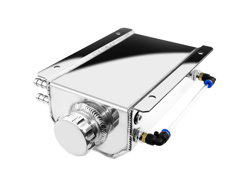 Vaschetta acqua radiatore universale JR.SPEC 1L in alluminio - dettaglio