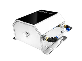 Vaschetta acqua radiatore universale JR.SPEC 2L in alluminio - vista laterale