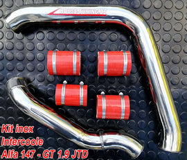 Kit intercooler inox House-Tuning T13 per Alfa Romeo 147 1.9 JTD
