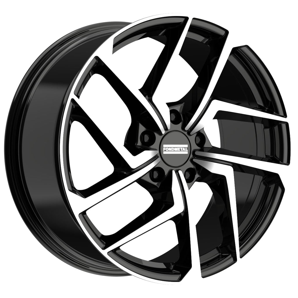 Cerchio in Lega Fondmetal INSPIRED TAARA (FMI16) 19x8.5 ET55 5x130 GLOSSY BLACK MACHINED