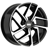Cerchio in Lega Fondmetal INSPIRED TAARA (FMI16) 19x8 ET43 5x130 GLOSSY BLACK MACHINED