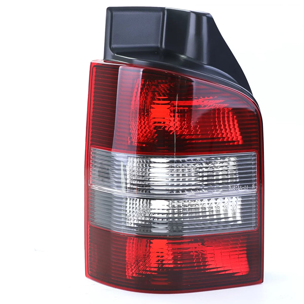 Fanale posteriore rosso nero sinistro per VW T5 Bus + Transporter con portellone 03-09