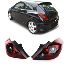 Fanali posteriori set OPC fumé per Opel Corsa D 3-porta 2006-2014