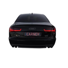 Carica l'immagine nel visualizzatore di Gallery, Set fanali posteriori per Audi A6 C7 11-15 Barra LED dinamico rosso/trasparente Eagle Eyes