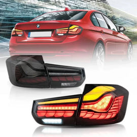 Fanali posteriori OLED BMW Serie 3 F30 berlina 2011-2018 stile M4 Vland fumé