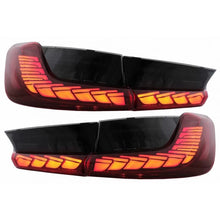 Set fanali posteriori per BMW 3 G20 G28 M3 G80 18-22 berlina dinamico segnale rosso/fumé Vland