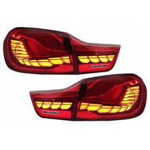 Carica l'immagine nel visualizzatore di Gallery, Set fanali posteriori per Bmw 4 F32 F33 F36 M4 F82 F83 (2013-03.2019) M4 stile OLed dinamico Start in poi