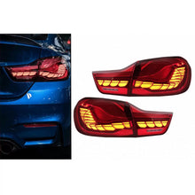 Carica l'immagine nel visualizzatore di Gallery, Set fanali posteriori per Bmw 4 F32 F33 F36 M4 F82 F83 (2013-03.2019) M4 stile OLed dinamico Start in poi
