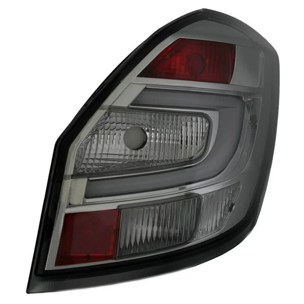 Set fanali posteriori per Skoda Fabia 07-14 Barra LED fumé Eagle Eyes