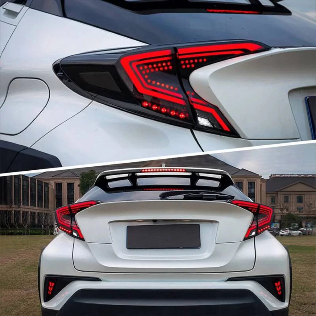 Set fanali posteriori per Toyota C-HR 2016-2019 Full LED Bar / dinamico segnale nero