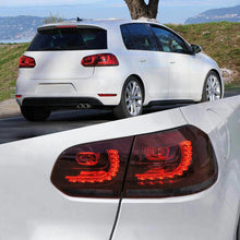 Set fanali posteriori per VW Golf VI (6) 08-12 Full LED GTI R20 stile rosso/fumé VLand