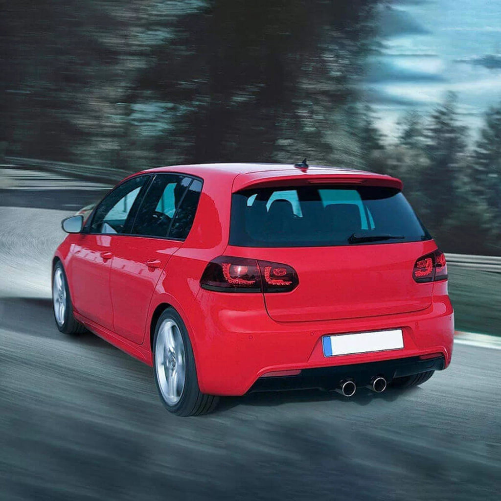 Set fanali posteriori per VW Golf VI (6) 08-12 Full LED GTI R20 stile rosso/fumé VLand