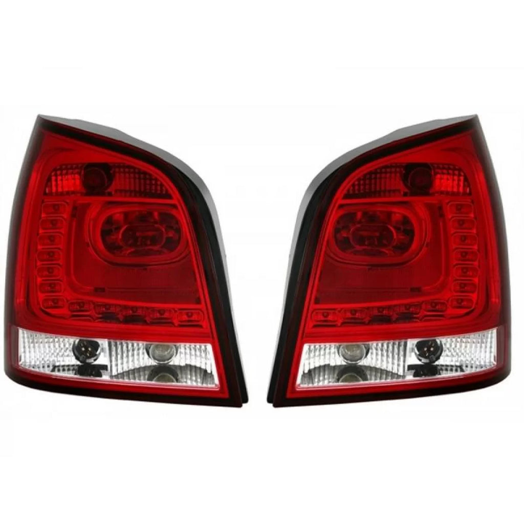 Set fanali posteriori per VW Polo 9N3 05-09 LED GTI/R20 stile rosso/trasparente Eagle Eyes
