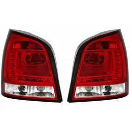 Set fanali posteriori per VW Polo 9N3 05-09 LED GTI/R20 stile rosso/trasparente Eagle Eyes