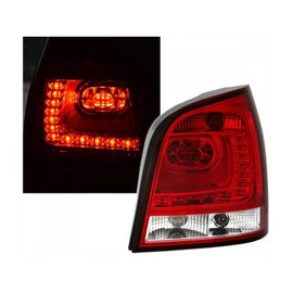 Set fanali posteriori per VW Polo 9N3 05-09 LED GTI/R20 stile rosso/trasparente Eagle Eyes