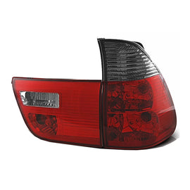 Fanali posteriori per BMW X5 E53 (09.1999-2006) rosso fumé