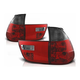 Fanali posteriori per BMW X5 E53 (09.1999-2006) rosso fumé