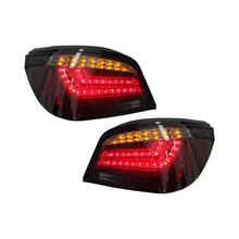 Carica l'immagine nel visualizzatore di Gallery, Fanali posteriori Barra LED per BMW Serie 5 E60 (2003-2007) rosso fumé