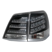 Fanali posteriori LED per Toyota Land Cruiser FJ200 J200 (2007-2011) nero e bianco