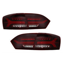 Fanali posteriori LED per VW Jetta Mk6 VI (2012-2014) dinamico sequenziale Indicatori di direzione rosso fumé