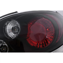 Fanali posteriori per Peugeot 206 CC (1998-2004) 2 porte nero