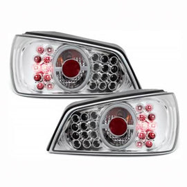 Fanali posteriori set per Peugeot 306 92-96 cromato LH Group