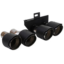 Carica l'immagine nel visualizzatore di Gallery, Terminale di scarico conversione kit doppio-tubo stile compatibile per Serie 5 BMW F10 F11 520 523 525 528 530