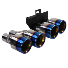 Carica l'immagine nel visualizzatore di Gallery, Terminale di scarico doppio tubo conversione duplex titanium compatibile BMW F10 F11 520 523 525 528 530