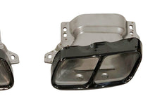 Load image into Gallery viewer, Terminali Di Uscita Di Scarico Mercedes W176/W117 look A45 Black Mercedes W176
