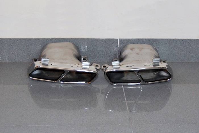 Terminali Di Uscita Di Scarico Mercedes W176/W117 look A45 Mercedes W176