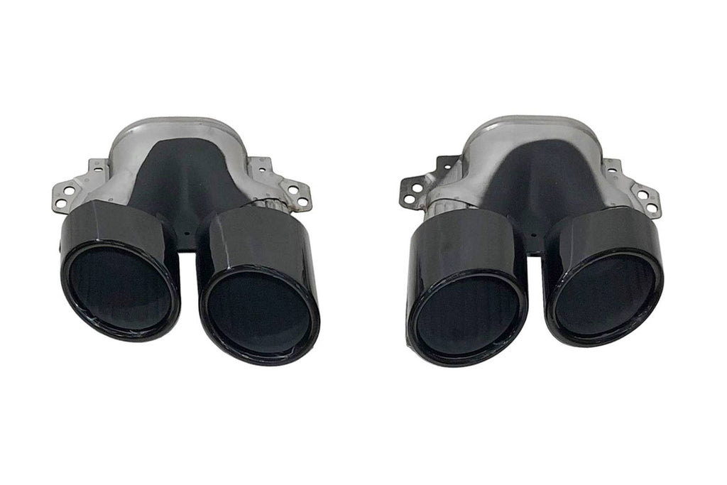 Terminali Di Uscita Di Scarico Mercedes W177 / V177 Black Look A45 Mercedes W177