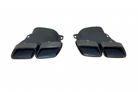 Terminali Di Uscita Di Scarico Mercedes W205 2019 Black Mercedes W205