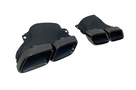 Terminali Di Uscita Di Scarico Mercedes W205 2019 Black Mercedes W205