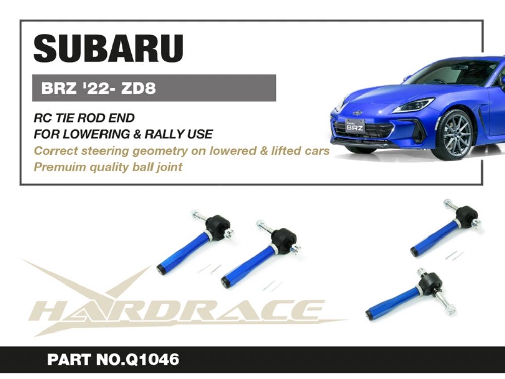 Testine esterne di sterzo a snodo sferico per correzione geometria Hardrace Subaru BRZ ZD8 – 2 pezzi – foto 2