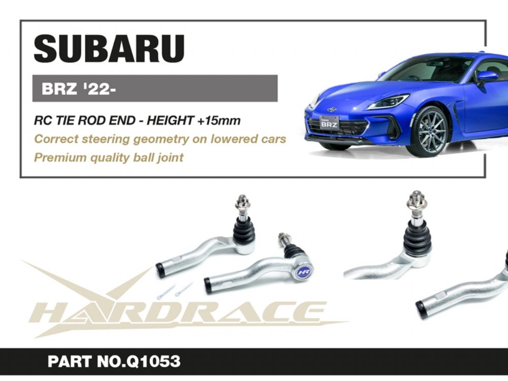 Testine esterne di sterzo con altezza maggiorata di 15 mm Hardrace Subaru BRZ ZD8 – 2 pezzi – foto 2