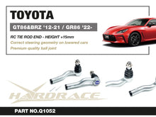 Testine esterne di sterzo con altezza maggiorata di 15 mm Hardrace Toyota GT86/GR86, Subaru BRZ ZC6 e Scion FR-S – 2 pezzi – foto 2