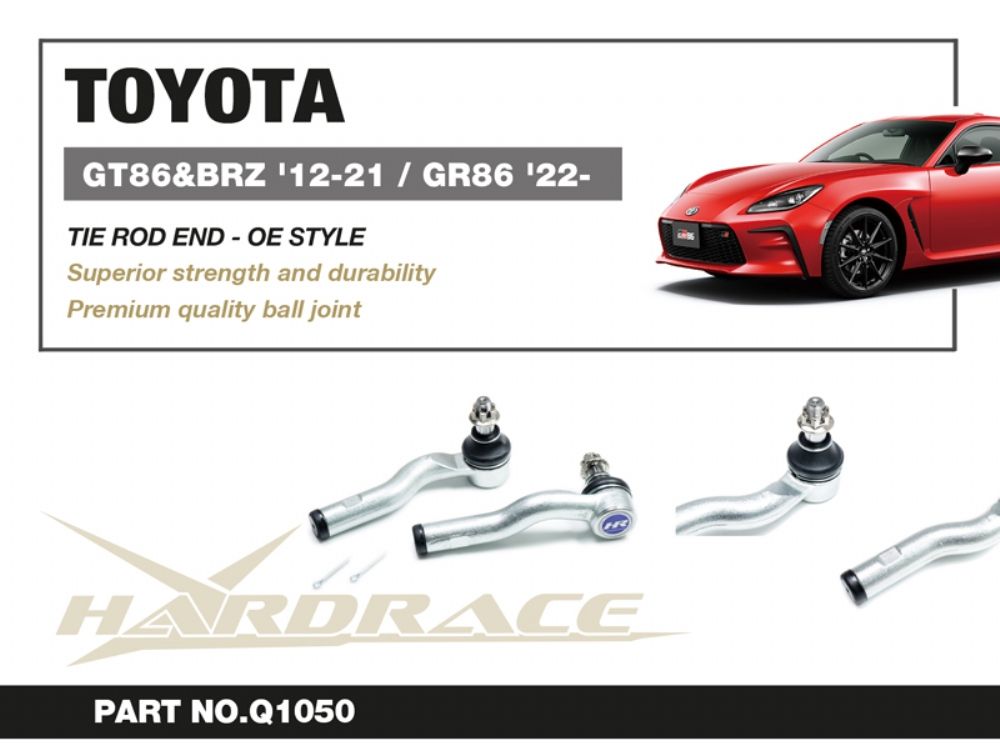 Testine esterne di sterzo di tipo originale Hardrace Toyota GT86/GR86, Subaru BRZ ZC6 e Scion FR-S – 2 pezzi – foto 2